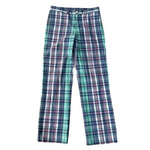 Vineyard Vines Boys Seaway Plaid Club Pants cotton size 18